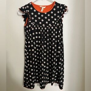MATILDA JANE Classic Pretty Pumpkin‎ Dress with Orange Trim Black Girl's Size 12